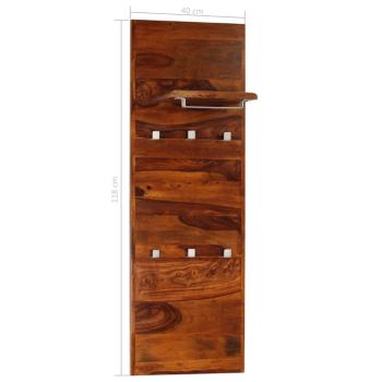 Wandgarderobe Massivholz Akazie 118×40 cm