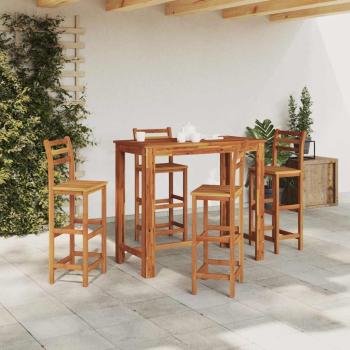 Bartisch Akazienholz Massiv 120 x 60 x 105 cm