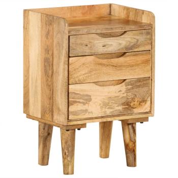 Nachttisch Mangoholz Massiv 40 x 30 x 59,5 cm 