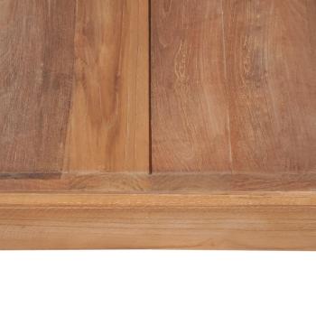 Couchtisch Teakholz Massiv mit Natürlichem Finish 60x60x40 cm