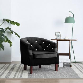 ARDEBO.de - Sessel Schwarz Samt
