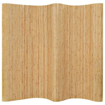Raumteiler Bambus 250x165 cm Natur