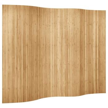 Raumteiler Bambus Breite 250 cm Höhe 165 cm Natur