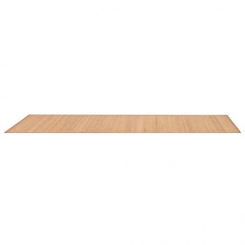 Teppich Bambus 80x300 cm Braun