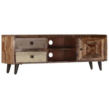 TV-Schrank 118×30×40 cm Massivholz Mango