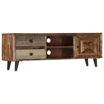 TV-Schrank 118×30×40 cm Massivholz Mango