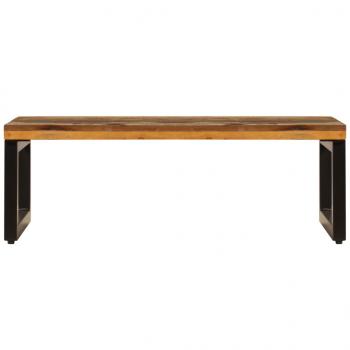 Couchtisch 100x50x35 cm Altholz und Stahl