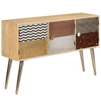 Sideboard 120 x 30 x 75 cm Massivholz Mango