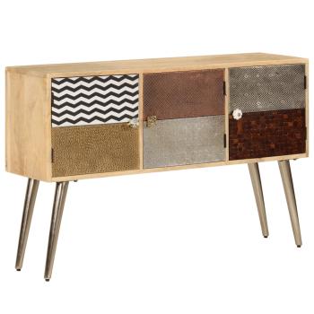 Sideboard 120 x 30 x 75 cm Massivholz Mango