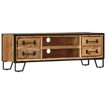 TV-Regal mit Schubladen 120 x 30 x 40 cm Massivholz Mango