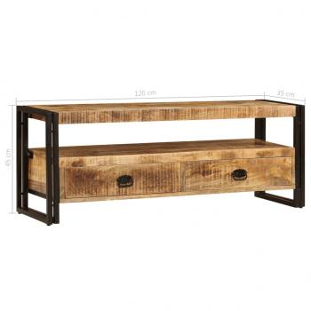 TV-Schrank 120 x 35 x 45 cm Mangoholz Massiv