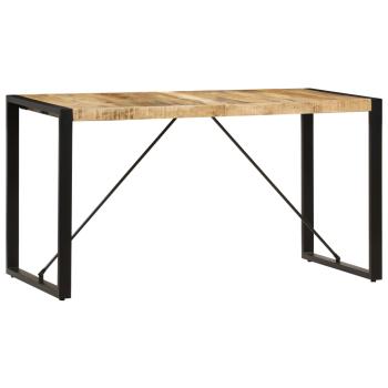 Esstisch 140 x 70 x 75 cm Mango-Massivholz