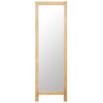 Standspiegel 48 x 46,5 x 150 cm Massivholz Eiche