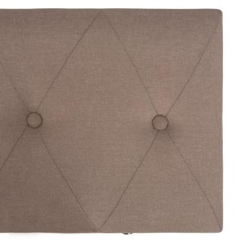 Hocker mit Stauraum 3 Stk. Braun Stoff