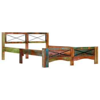 Massivholzbett Altholz 140x200 cm