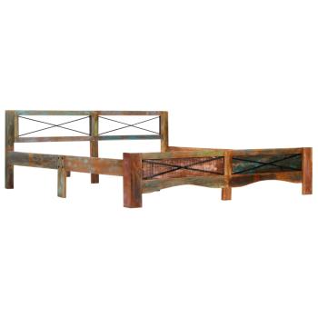 Massivholzbett Altholz 180x200 cm 