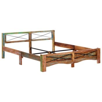 Massivholzbett Altholz 180x200 cm 
