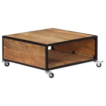 Couchtisch 70x70x32 cm Massivholz Akazie