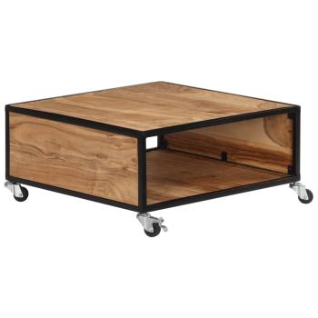 Couchtisch 70x70x32 cm Massivholz Akazie