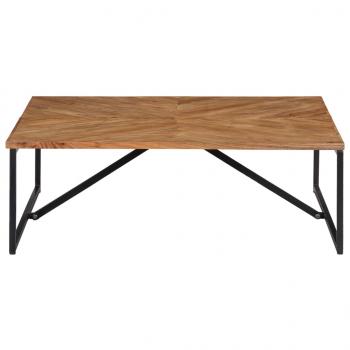 Couchtisch 110 x 110 x 36 cm Massivholz Akazie