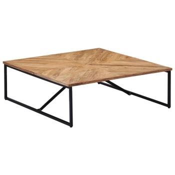 Couchtisch 110 x 110 x 36 cm Massivholz Akazie