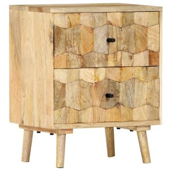 ARDEBO.de - Nachttisch 40x30x50 cm Massivholz Mango