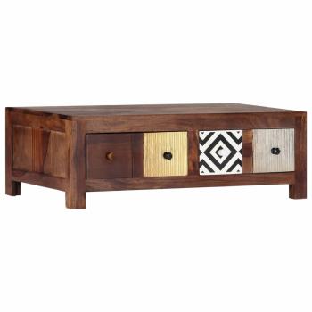 Couchtisch 90x50x30 cm Massivholz Palisander