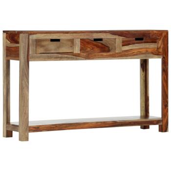 Konsolentisch mit 3 Schubladen 120x30x75 cm Massivholz