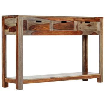Konsolentisch mit 3 Schubladen 120x30x75 cm Massivholz