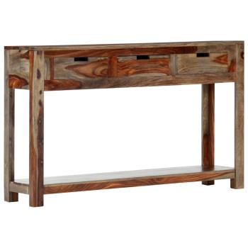 Konsolentisch mit 3 Schubladen 120x30x75 cm Massivholz