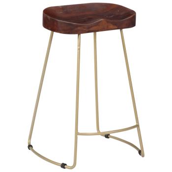 Gavin Barhocker 2 Stk. Massivholz Mango