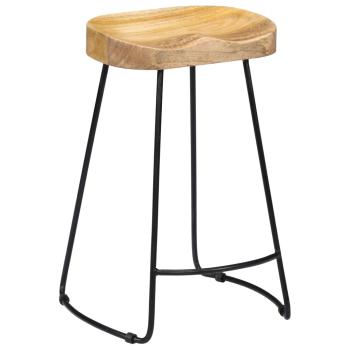 Gavin Barhocker 2 Stk. Massivholz Mango