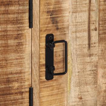 Beistellschrank 120 x 30 x 75 cm Massivholz Mango
