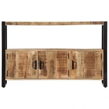 Beistellschrank 120 x 30 x 75 cm Massivholz Mango