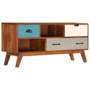 TV-Schrank mit 3 Schubladen 110 x 35 x 50 cm Akazienholz Massiv
