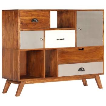 Sideboard 115 x 35 x 86 cm Akazienholz Massiv