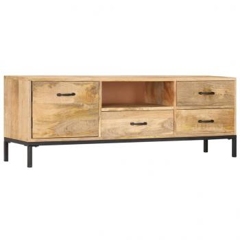 ARDEBO.de - TV-Schrank 130 x 30 x 45 cm Mango-Massivholz