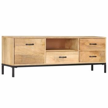 TV-Schrank 130 x 30 x 45 cm Mango-Massivholz