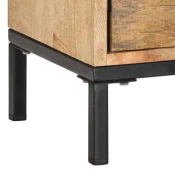 TV-Schrank 130 x 30 x 45 cm Mango-Massivholz
