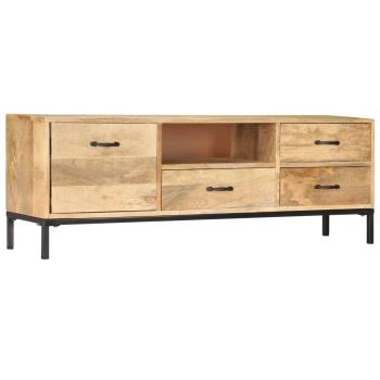 TV-Schrank 130 x 30 x 45 cm Mango-Massivholz