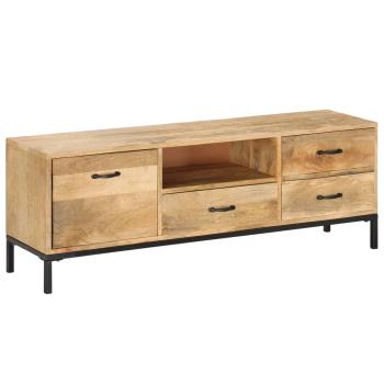 TV-Schrank 130 x 30 x 45 cm Mango-Massivholz