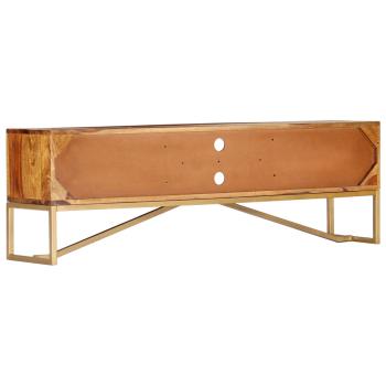 TV-Schrank 140x30x45 cm Massivholz Akazie