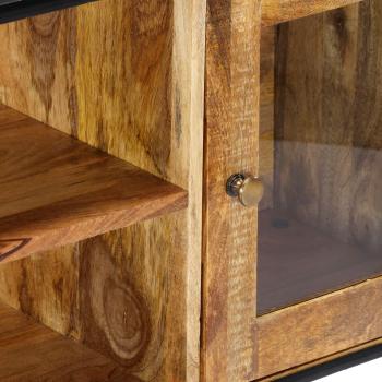 TV-Schrank 120x30x75 cm Altholz Massiv