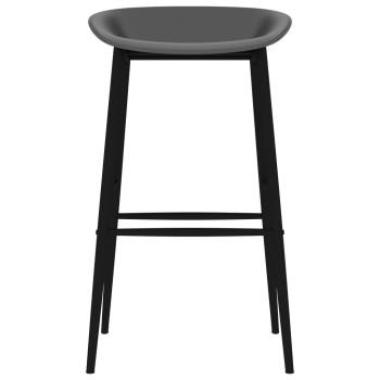 Barhocker 2 Stk. Grau 