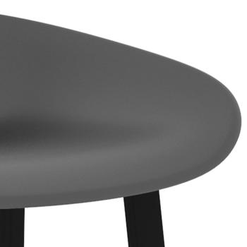 Barhocker 2 Stk. Grau 