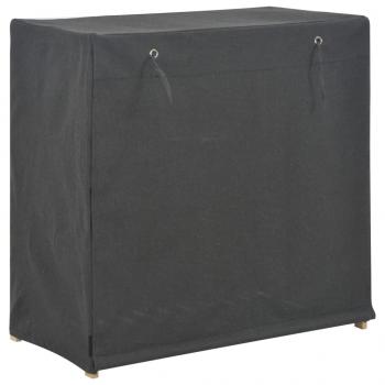 Schuhschrank mit Abdeckung Grau 79 x 40 x 80 cm Stoff