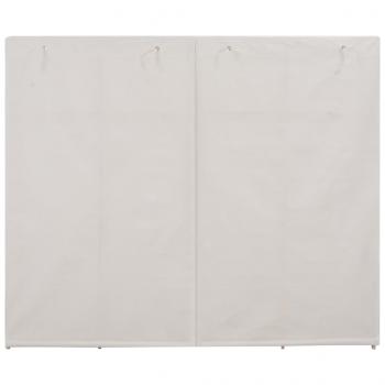 Kleiderschrank Weiß 200 x 40 x 170 cm Stoff