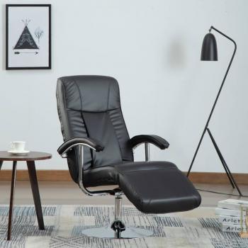 ARDEBO.de - TV-Sessel Schwarz Kunstleder