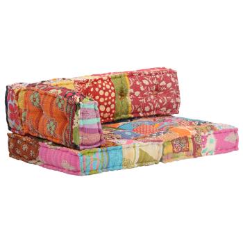ARDEBO.de - Pouf Patchwork Stoff