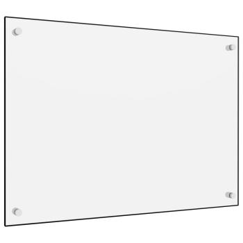  Küchenrückwand Weiß 70x50 cm Hartglas